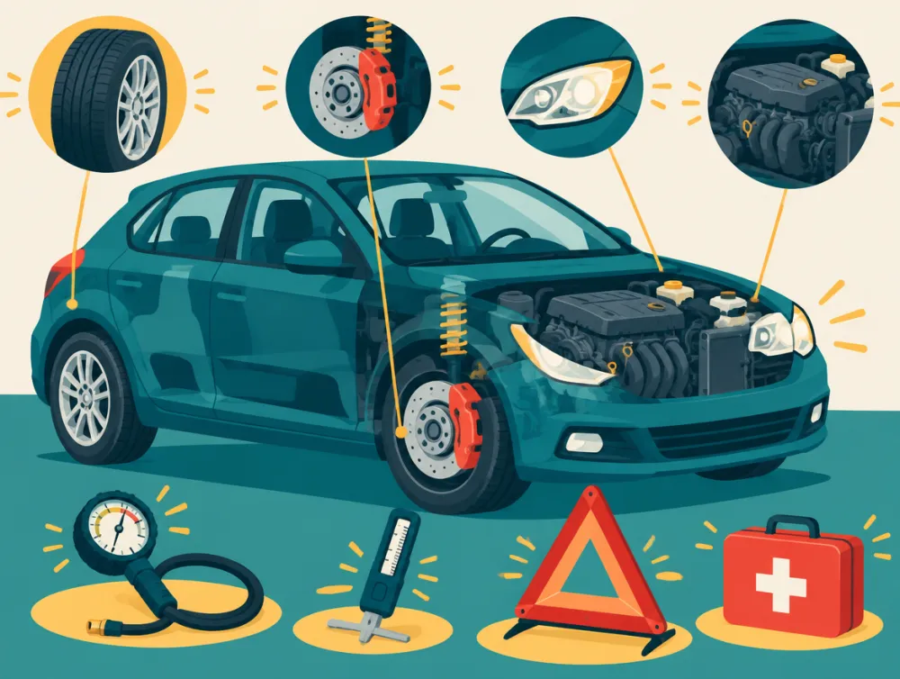 Illustration: Fahrzeugtechnik